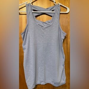 GAIAM Light Purple Crossback Tank Top